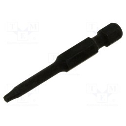 10 pcs : 715010T - Screwdriver bit, Torx®, TX10, Overall len: 50mm