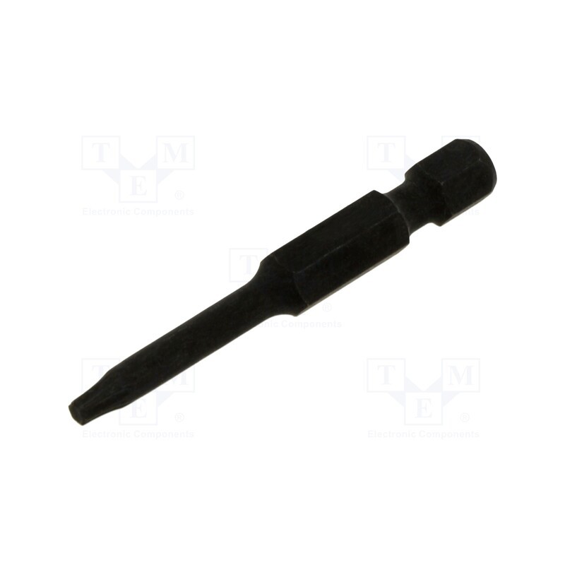 10 pcs : 715010T - Screwdriver bit, Torx®, TX10, Overall len: 50mm