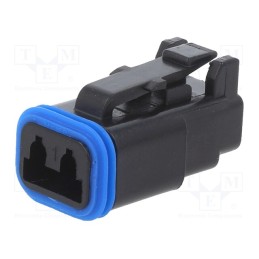 10 pcs : PX0100S02BK - Connector: wire-wire, PX0, female, plug, for cable, PIN: 2, black