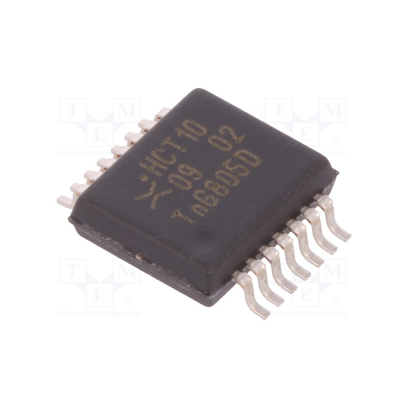 10 pcs : 74HCT10DB,112 - IC: digital, NAND, Ch: 3, IN: 3, CMOS,TTL, SMD, SSOP14, 4.5÷5.5VDC