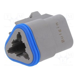 10 pcs : PX0100S03GY - Connector: wire-wire, PX0, female, plug, for cable, PIN: 3, grey
