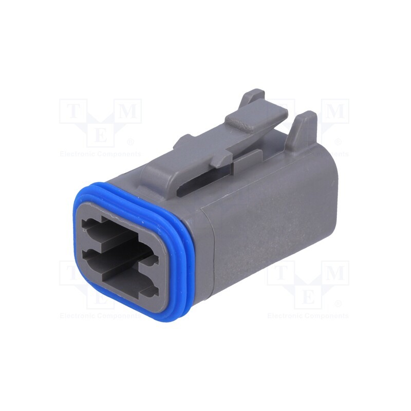 10 pcs : PX0100S04GY - Connector: wire-wire, PX0, female, plug, for cable, PIN: 4, grey