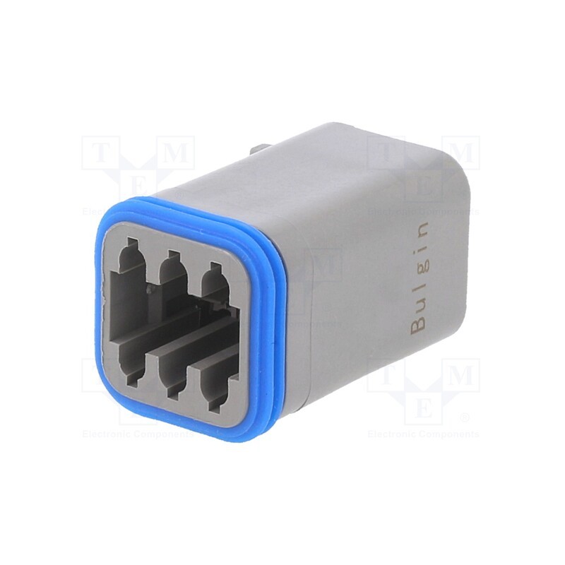 10 pcs : PX0100S06GY - Connector: wire-wire, PX0, female, plug, for cable, PIN: 6, grey