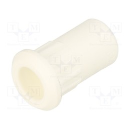 10 pcs : 23.1034-23 - Socket, 4mm banana, 32A, blue, nickel plated, screw, insulated