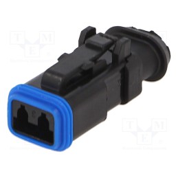 10 pcs : PX0104S02BK - Connector: wire-wire, PX0, female, plug, for cable, PIN: 2, black