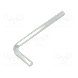 10 pcs : 16207 - Wrench, hex key, HEX 6mm, Overall len: 90mm, Chrom-vanadium steel