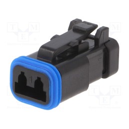 10 pcs : PX0105S02BK - Connector: wire-wire, PX0, female, plug, for cable, PIN: 2, black