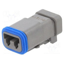 10 pcs : PX0105S02GY - Connector: wire-wire, PX0, female, plug, for cable, PIN: 2, grey