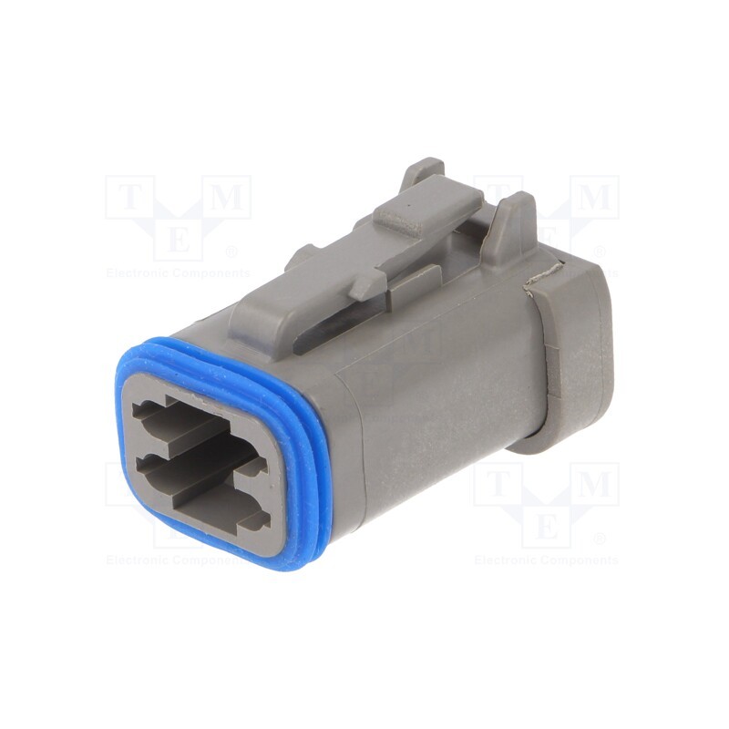 10 pcs : PX0105S04GY - Connector: wire-wire, PX0, female, plug, for cable, PIN: 4, grey