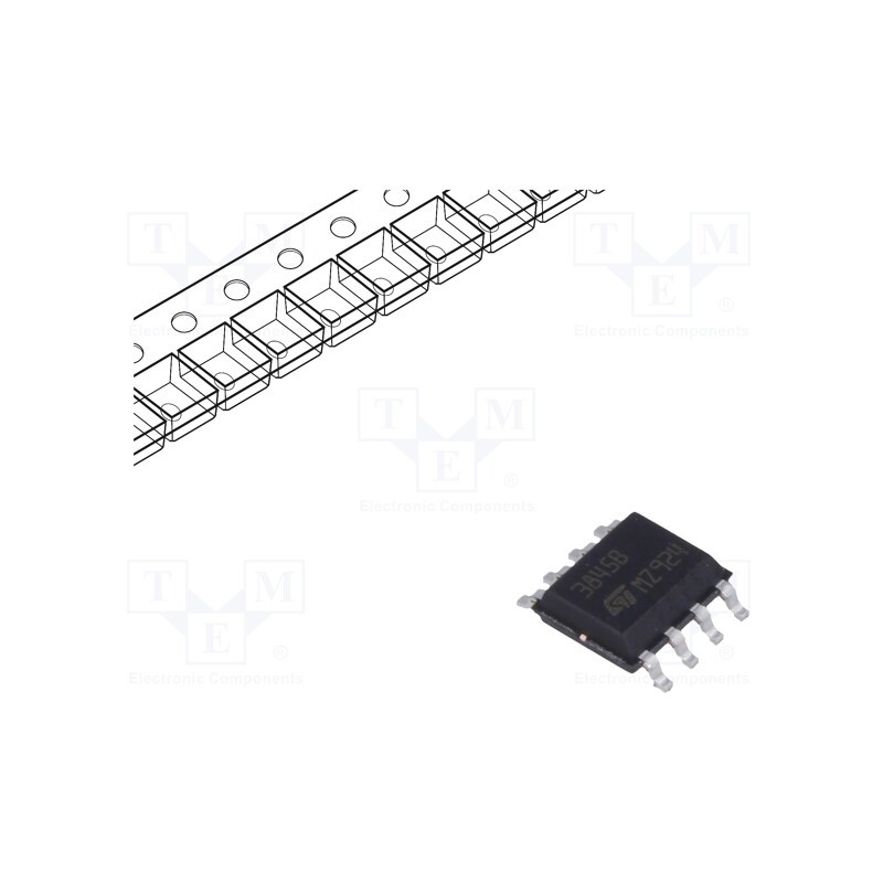 10 pcs : UC3845BD1013TR - IC: PMIC, PWM controller, 1A, 48÷500kHz, Ch: 1, SO8, boost,flyback