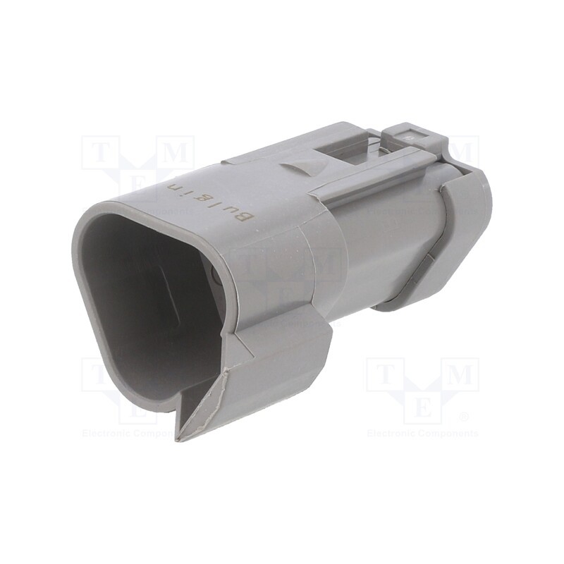10 pcs : PX0106P03GY - Connector: wire-wire, PX0, male, plug, for cable, PIN: 3, grey, IP68