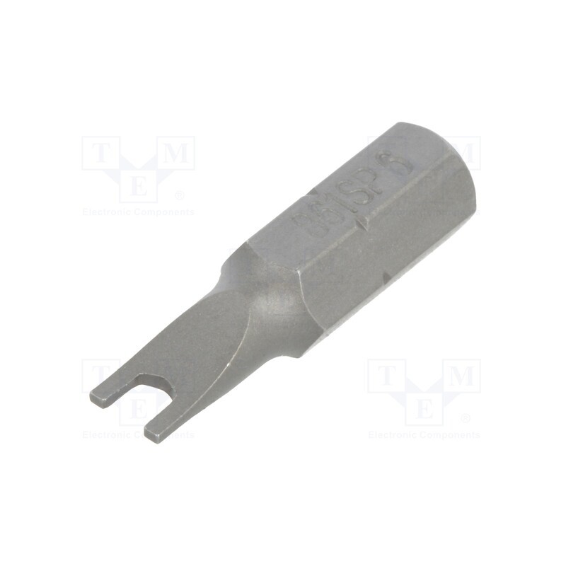 10 pcs : 861SP/6 - Screwdriver bit, spanner, SP6, Overall len: 25mm