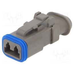 10 pcs : PX0108S02GY - Connector: wire-wire, PX0, female, plug, for cable, PIN: 2, grey