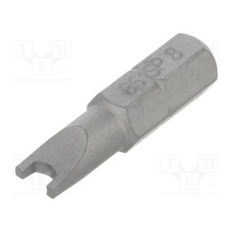 10 pcs : 861SP/8 - Screwdriver bit, spanner, SP8, Overall len: 25mm