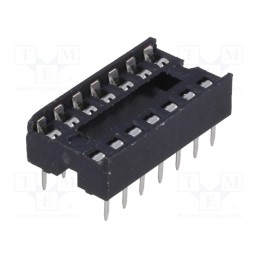20 pcs : 1-2199298-3 - Socket: integrated circuits, DIP14, 7.62mm, THT, Pitch: 2.54mm