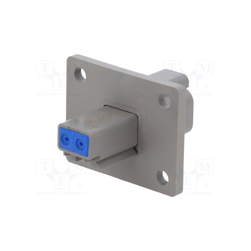 10 pcs : PX0112P02GY - Connector: wire-wire, PX0, male, plug, for panel mounting, PIN: 2