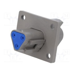 10 pcs : PX0112P03GY - Connector: wire-wire, PX0, male, plug, for panel mounting, PIN: 3