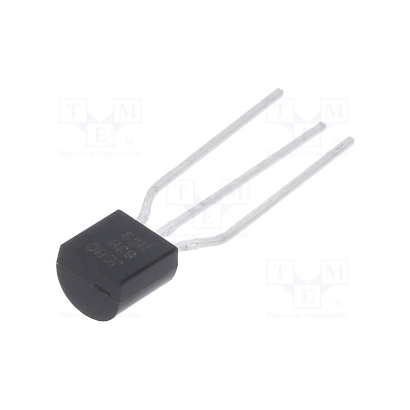 50 pcs : BC638TA - Transistor: PNP, bipolar, 60V, 1A, 0.8W, TO92
