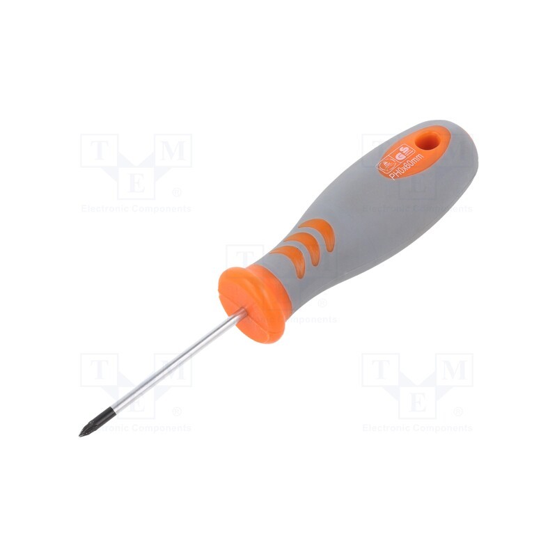 10 pcs : PGT008 - Screwdriver, Pozidriv®, PZ0, 60mm