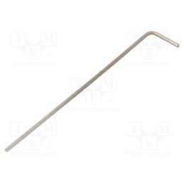 10 pcs : 1201 - Wrench, hex key, HEX 1,5mm, Overall len: 91mm, Plating: nickel