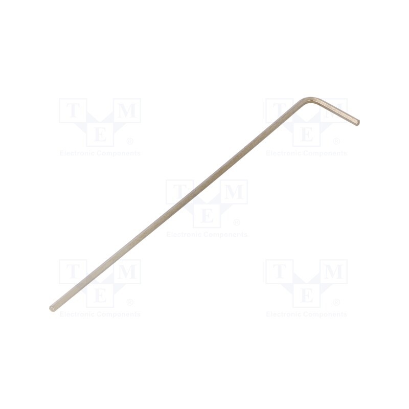 10 pcs : 1201 - Wrench, hex key, HEX 1,5mm, Overall len: 91mm, Plating: nickel