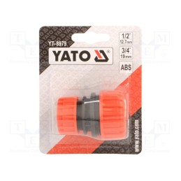 10 pcs : YT-8979 - Thread adapter, ABS, 1/2',3/4'