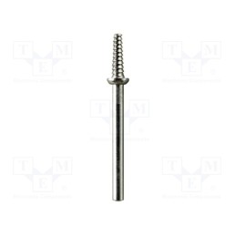 10 pcs : M.8120 - Mandrel, 3mm, Tip: threaded