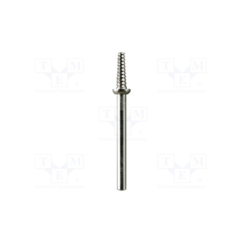 10 pcs : M.8120 - Mandrel, 3mm, Tip: threaded