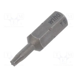 10 pcs : 1715 - Screwdriver bit, Torx®, TX09, Overall len: 25mm, STANDARD