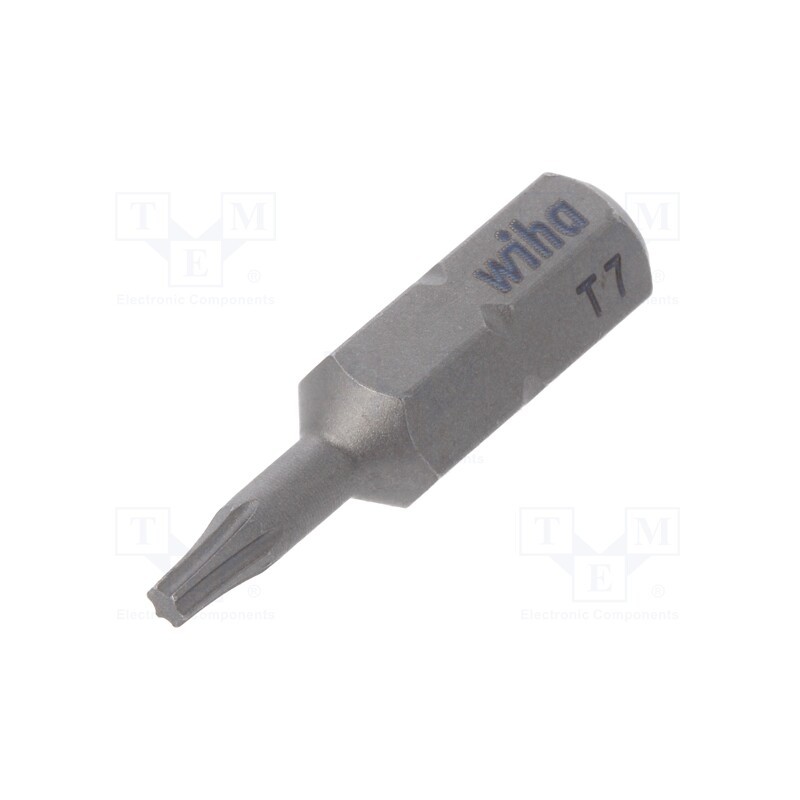 10 pcs : 1713 - Screwdriver bit, Torx®, TX07, Overall len: 25mm, STANDARD
