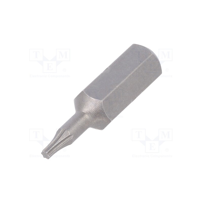 10 pcs : 1712 - Screwdriver bit, Torx®, TX06, Overall len: 25mm, STANDARD