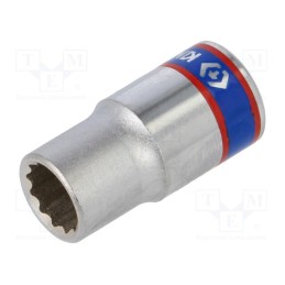 10 pcs : 233007M - Socket, 12-angles,socket spanner, 1/4', Socket bit length: 24mm