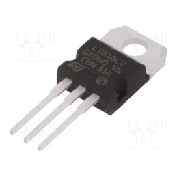 10 pcs : L7818CV-DG - IC: voltage regulator, linear,fixed, 18V, 1.5A, TO220AB, THT,