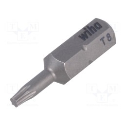 10 pcs : 1714 - Screwdriver bit, Torx®, TX08, Overall len: 25mm, STANDARD