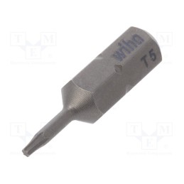 10 pcs : 1711 - Screwdriver bit, Torx®, TX05, Overall len: 25mm, STANDARD