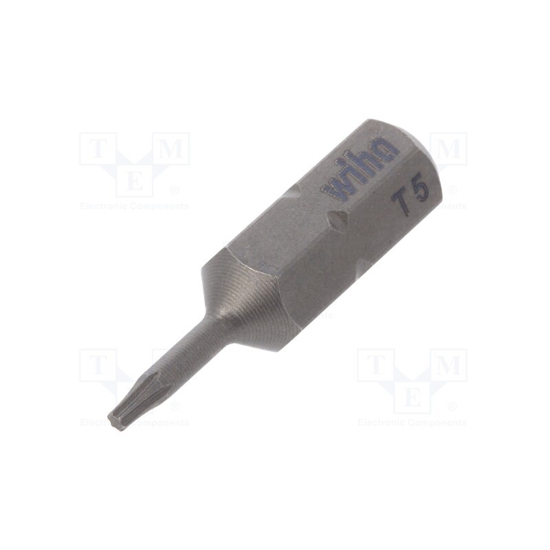 10 pcs : 1711 - Screwdriver bit, Torx®, TX05, Overall len: 25mm, STANDARD