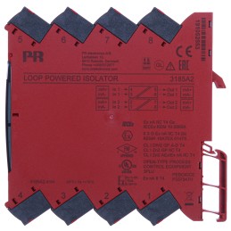 1 pcs - PR Electronics 3100 Series Loop Powered Isolator, Current Input, Current Output, ATEX