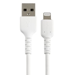 1 pcs - StarTech.com USB 2.0 Cable, Male USB A to Male Lightning Rugged USB Cable, 300mm