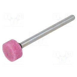 10 pcs : MD.002 - Grindingstone, Ø: 10mm, Ø: 3mm, Tip mat: aluminium oxide