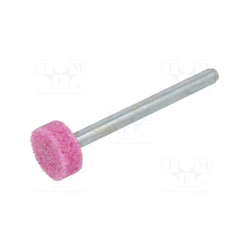 10 pcs : MD.001 - Grindingstone, Ø: 10mm, Ø: 3mm, Tip mat: aluminium oxide
