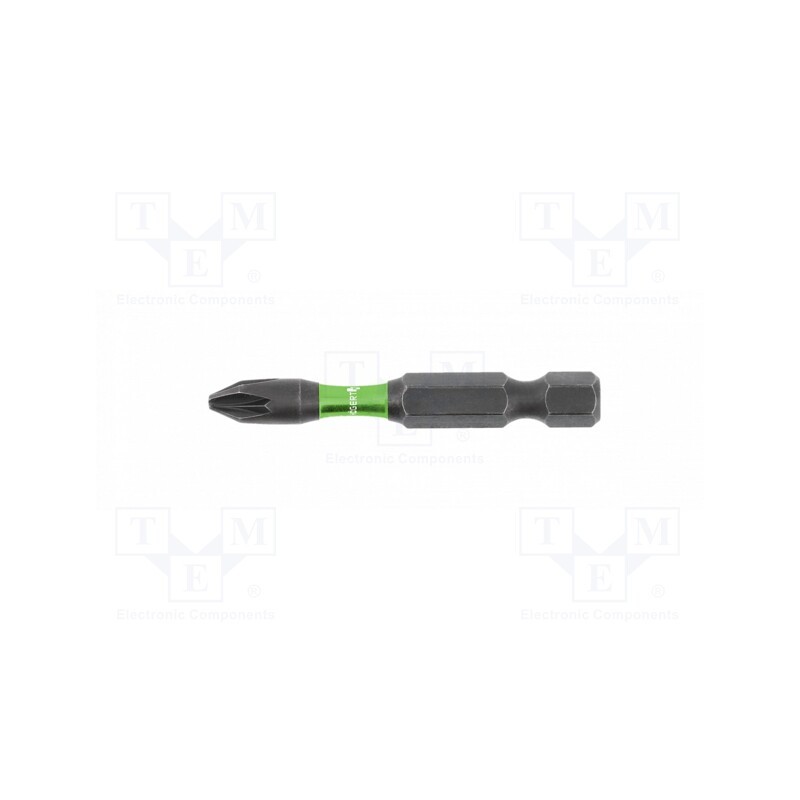 10 pcg : HT1S157 - Screwdriver bit, Pozidriv®, PZ2, Overall len: 50mm, 2pcs.