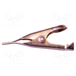 10 pcs : BU-34C - Crocodile clip, 5A, Grip capac: max.5.6mm, Overall len: 28mm