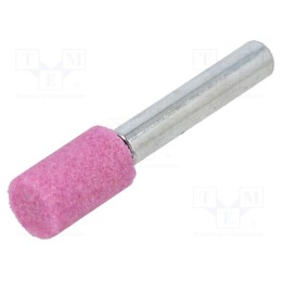 10 pcs : MA.015 - Grindingstone, Ø: 10mm, Ø: 6mm, Tip mat: aluminium oxide