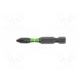 10 pcg : HT1S155 - Screwdriver bit, Pozidriv®, PZ0, Overall len: 50mm, 2pcs.