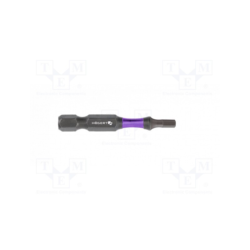 10 pcg : HT1S178 - Screwdriver bit, hex key, HEX 6mm, Overall len: 50mm, 2pcs.