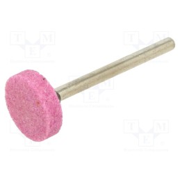 10 pcs : MD.003 - Grindingstone, Ø: 15mm, Ø: 3mm, Tip mat: aluminium oxide