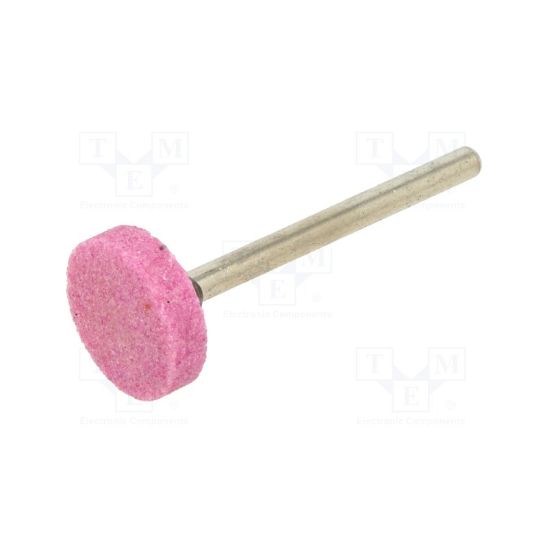 10 pcs : MD.003 - Grindingstone, Ø: 15mm, Ø: 3mm, Tip mat: aluminium oxide