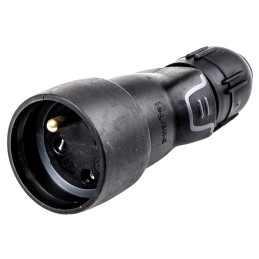 1 pcs - French Mains Connector, 16A, Cable Mount, 250 V ac