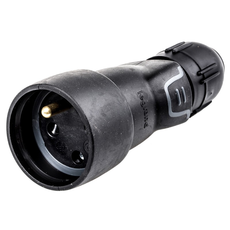 1 pcs - French Mains Connector, 16A, Cable Mount, 250 V ac