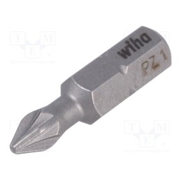 10 pcs : 1688 - Screwdriver bit, Pozidriv®, PZ1, Overall len: 25mm, STANDARD